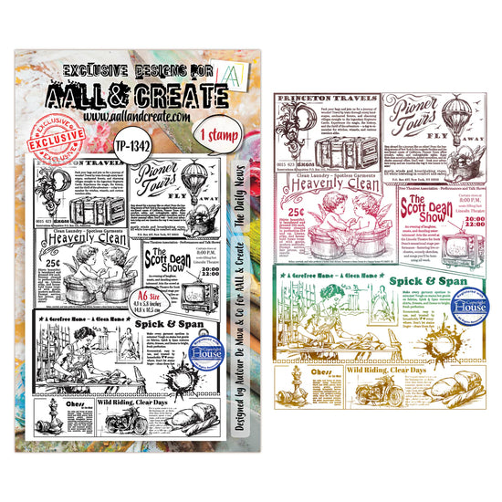 AALL and Create - A6 - Stamp Sets - The Daily News