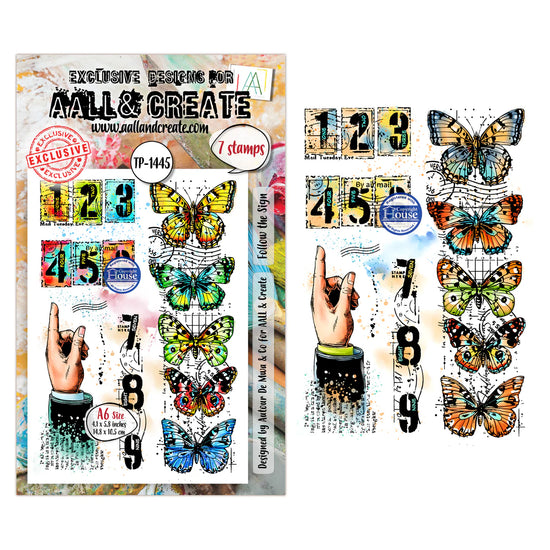 AALL and Create - A6 - Stamp Sets - Follow the Sign