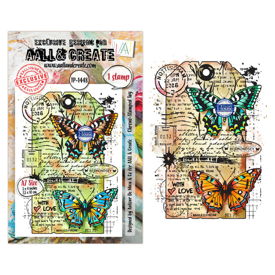 AALL and Create - A7 - Stamp Sets - Chrono Stamped Tag
