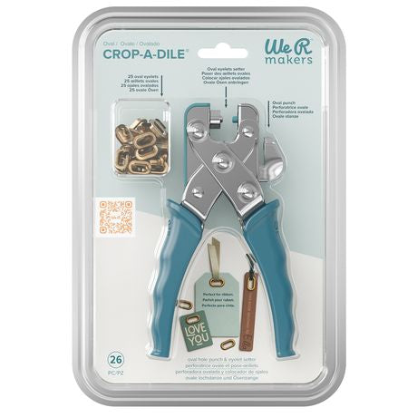 We R Oval Crop-A-Dile (includes 25 eyelets)