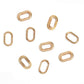 We R Crop-A-Dile Oval Eyelets Gold (50 pcs)