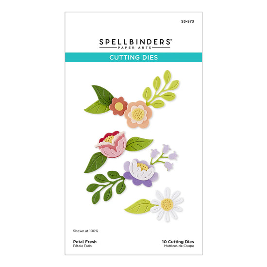 Spellbinders PETAL FRESH ETCHED DIES