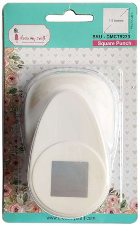 Dress My Craft Designer Punch Square 1.5”