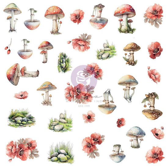 Prima RETURN TO WONDERLAND COLLECTION EPHEMERA – WONDERLAND FOREST FINDS – 70 PCS