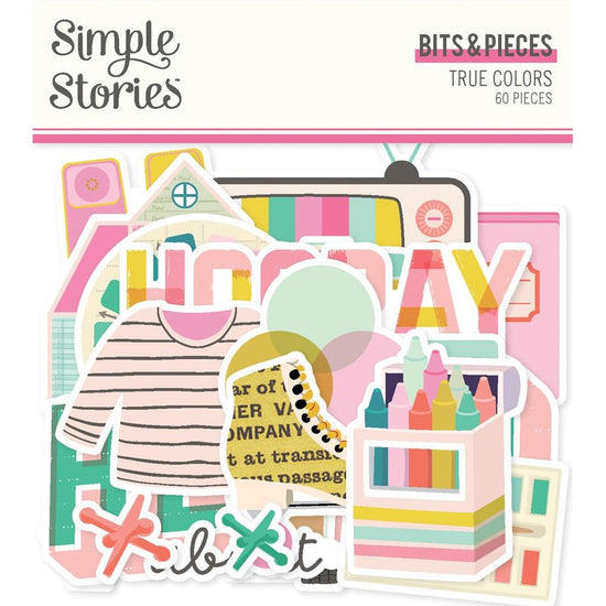 True Colors Bits & Pieces Die-Cuts 60/Pkg