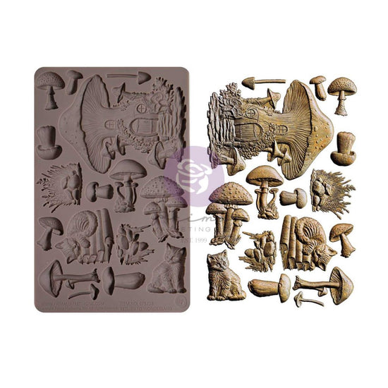 Prima RETURN TO WONDERLAND COLLECTION MOULD – FAIRLYLAND FUNGI – 1 PC, 5″X8″X8MM