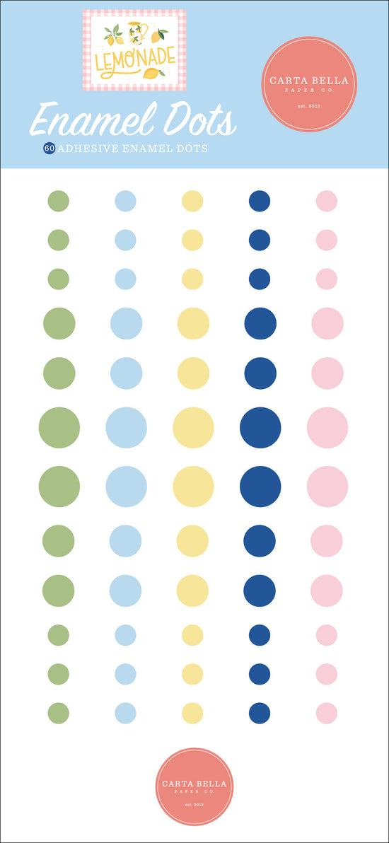 Echo Park Lemonade Enamel Dots