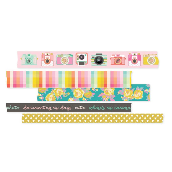 True Colors Washi Tape 5/Pk