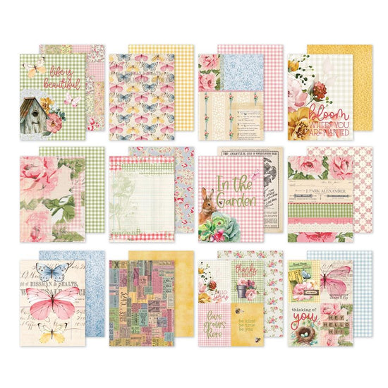 Simple Stories Double-Sided Paper Pad 6"X8" 24/Pkg Simple Vintage Spring Garden