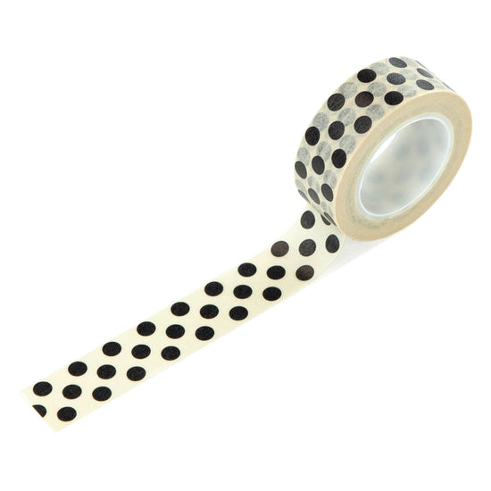 Echo Park French Girl: Big Black Polka Dot Washi Tape