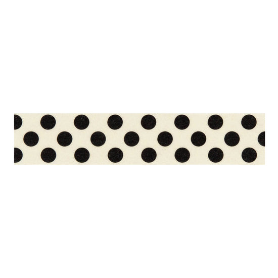 Echo Park French Girl: Big Black Polka Dot Washi Tape