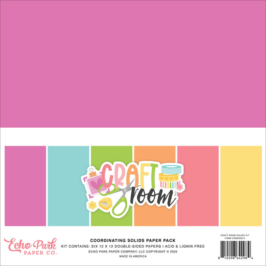 Echo Park Craft Room Solids Kit