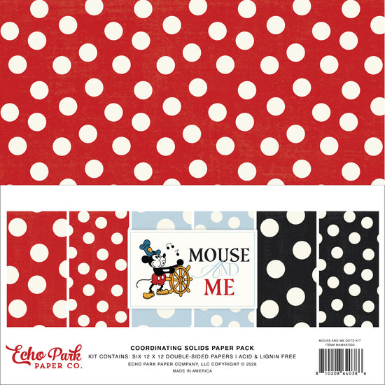 Echo Park Mouse And Me Dots Kit