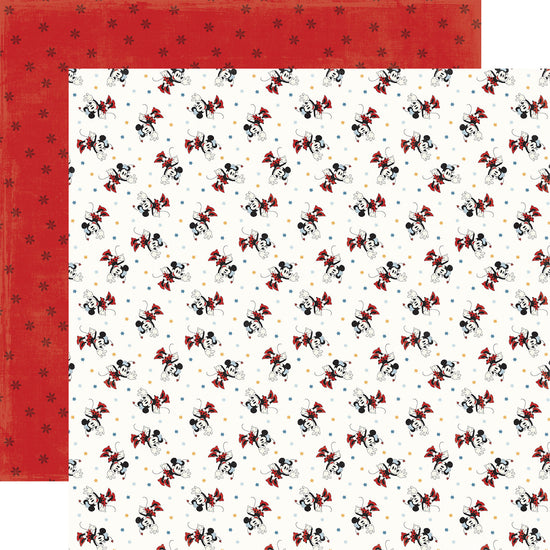 Echo Park Mouse And Me: Classic Cartoon Cutie 12x12 Patterned Paper
