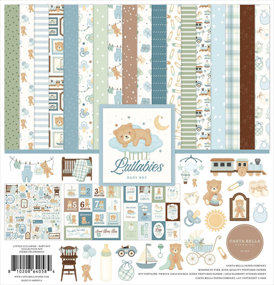 Echo Park Little Lullabies - Baby Boy Collection Kit