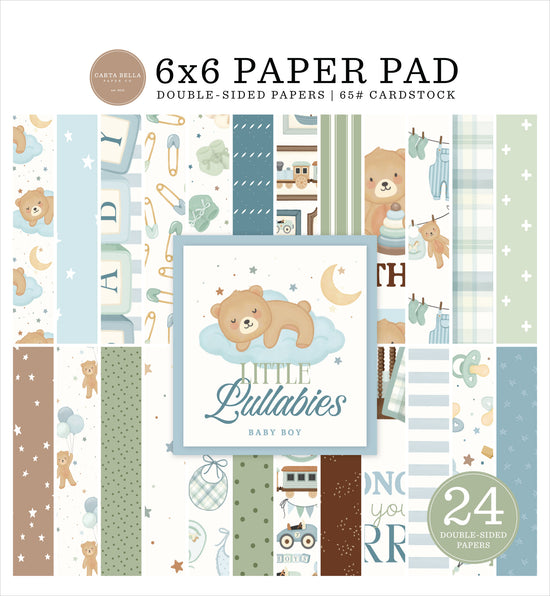 Echo Park Little Lullabies - Baby Boy 6x6 Paper Pad