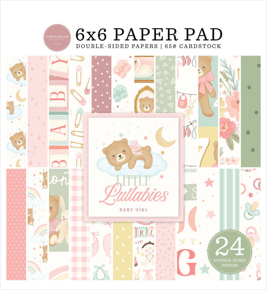Echo Park Little Lullabies - Baby Girl 6x6 Paper Pad