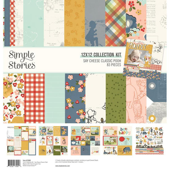 Simple Stories Collection Kit 12"X12" Say Cheese Classic Pooh