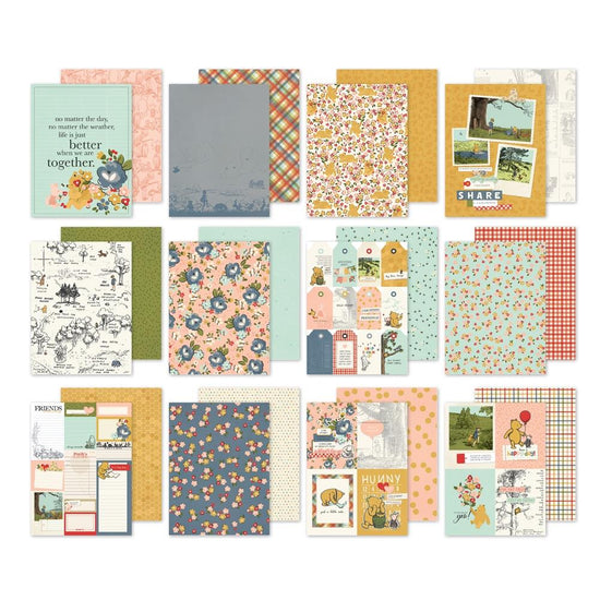 Simple Stories Double-Sided Paper Pad 6"X8" 24/Pkg Say Cheese Classic Pooh