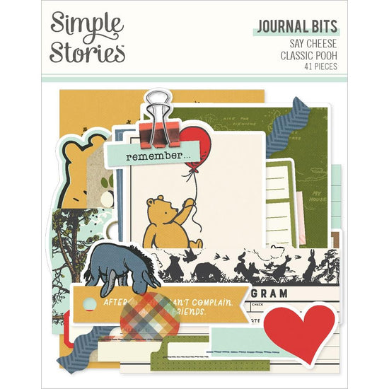 Say Cheese Classic Pooh Bits & Pieces 41/Pkg Journal
