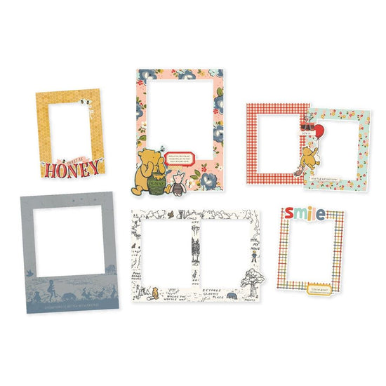 Say Cheese Classic Pooh Chipboard Frames 6/Pkg