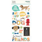Fur Baby Dog Foam Stickers 37/Pkg