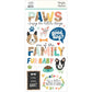 Fur Baby Dog Foam Stickers 37/Pkg