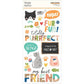 Fur Baby Cat Foam Stickers 40/Pkg