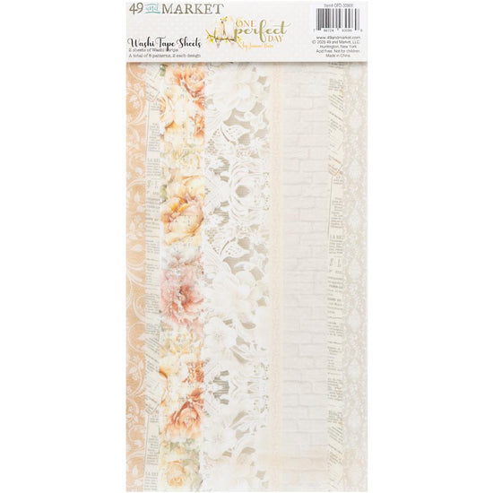 49 And Market Washi Tape Sheets One Perfect Day