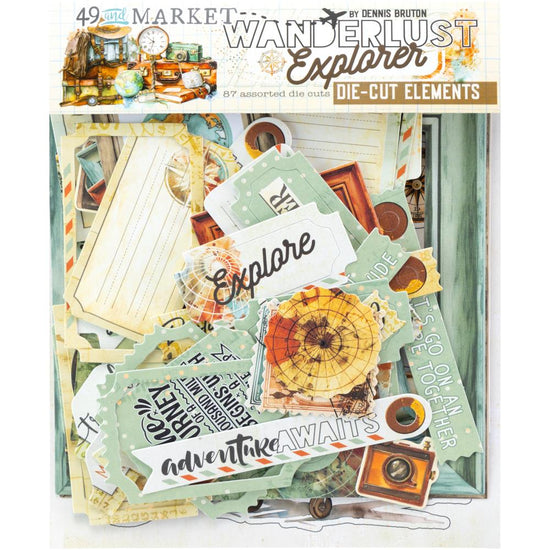 49 And Market Die-Cut Elements Wanderlust Explorer