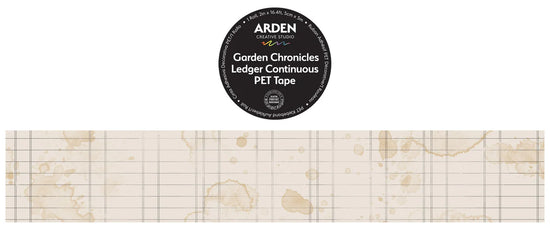 Arden Creative Studio Garden Chronicles Ledger Continuous PET Tape
