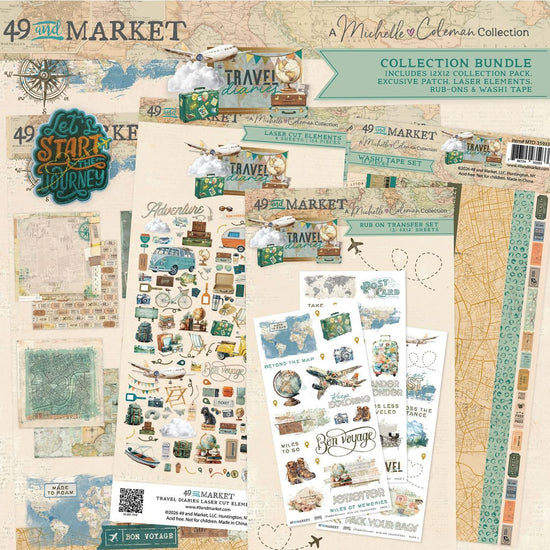 49 and Market Collection Bundle With Patch Travel Diaries