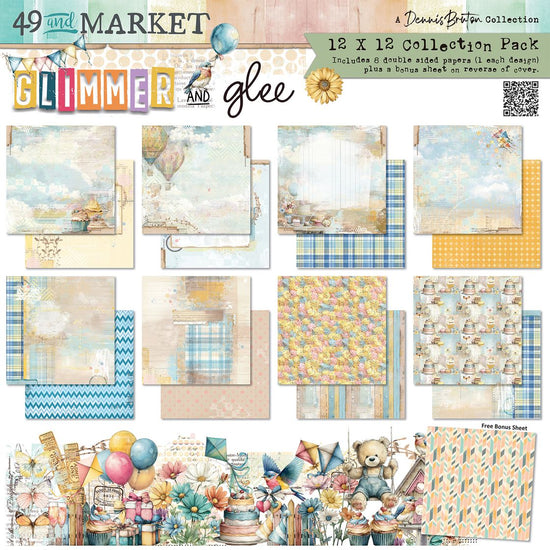 49 and Market Collection Pack 12"X12" Glimmer and Glee