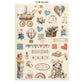 Stamperia Junk Journal Stickers, Cut-Outs, Backgrounds Baby