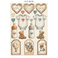 Stamperia Junk Journal Stickers, Cut-Outs, Backgrounds Baby