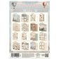 Stamperia Junk Journal Stickers, Cut-Outs, Backgrounds Family