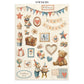 Stamperia Junk Journal Stickers, Cut-Outs, Backgrounds Family