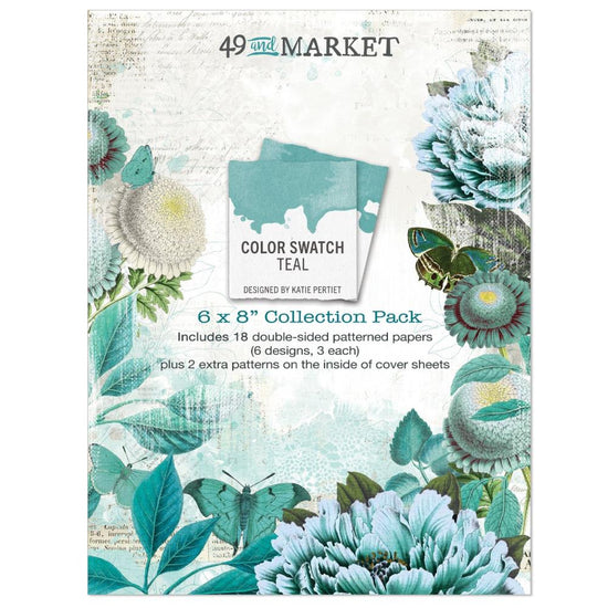 49 And Market Collection Pack 6"X8" Color Swatch: Teal