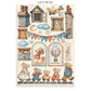 Stamperia Junk Journal Stickers, Cut-Outs, Backgrounds Family