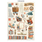 Stamperia Junk Journal Stickers, Cut-Outs, Backgrounds Family