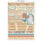 Stamperia Junk Journal Stickers, Cut-Outs, Backgrounds Family