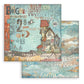 Stamperia Scrapbooking Pad 12"X12" 10/Pkg Furry Friends