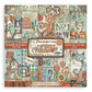 Stamperia Scrapbooking Pad 8"X8" 10/Pkg Furry Friends