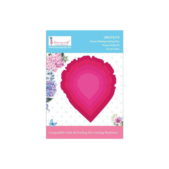 Dress My Craft Dies Flower Making-Peony Petals 2