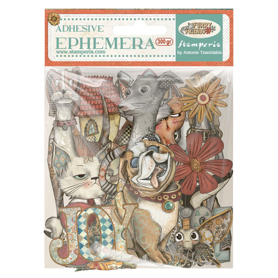 Stamperia Ephemera - Furry Friends