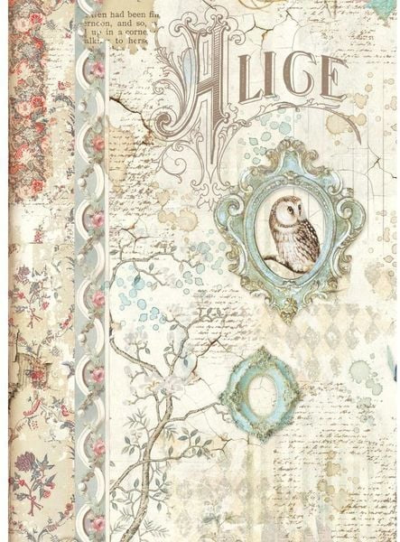 Stamperia Alice Clear Prints Acetate Sheets (6 sheets)