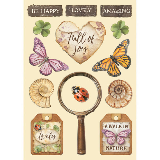 Stamperia Printed decorative Wooden shape for Art and Craft A5 - All Around