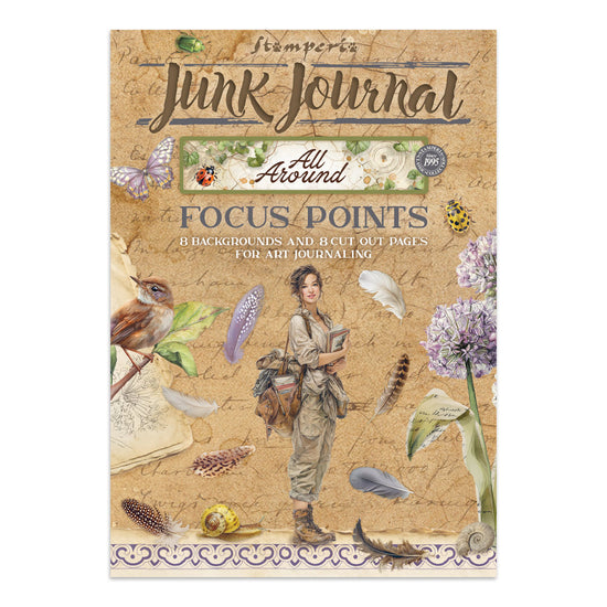 Stamperia Printed Art Junk Journal Focus Points for Art and Craft A5 - All Around