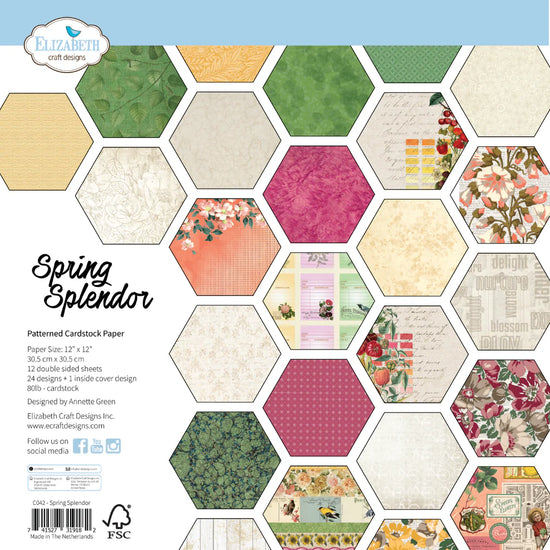 Elizabeth Craft Spring Splendor paper pack