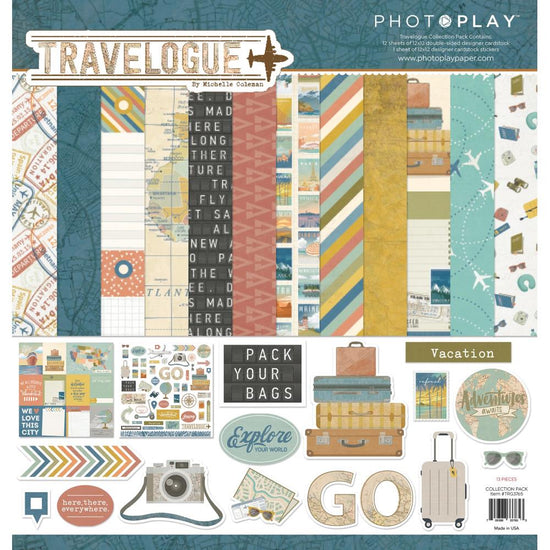 PhotoPlay Collection Pack 12"x12" Travelogue